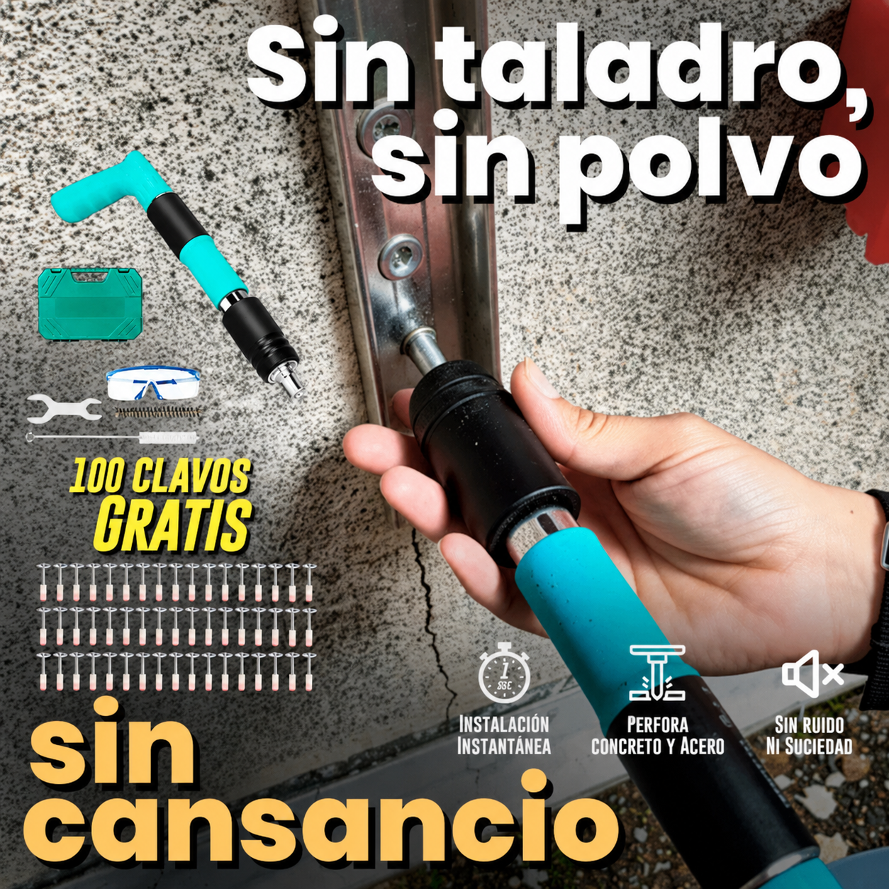 Olvídate Del Martillo Y De Las Instalaciones Interminables Con La Herramienta Que Fija En Segundos